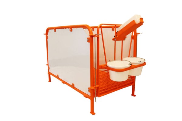 calf stall solid sides