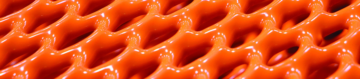 coated expanded metal flooring sample